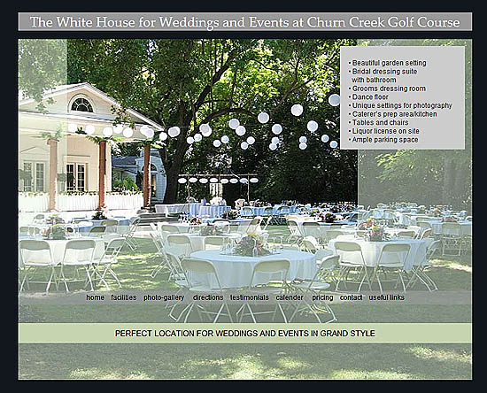 website wedding venue in Redding